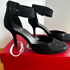 IMPO | Black Heels w/ Ankle Strap | Sz 8.5 US